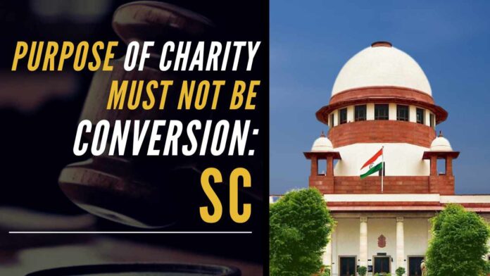 A bench headed by justice Shah said if somebody wants help then that person should be helped, and pointed out that people convert for various reasons, but 