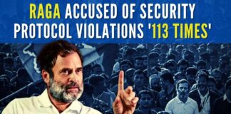 CRPF pointed out that the RaGa has violated security guidelines 113 times since 2020 and the same has been communicated to him