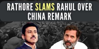 Hitting back, Rathore said, "Rahul feels there should be proximity with China. Now he has developed so much proximity that he knows what China will do."