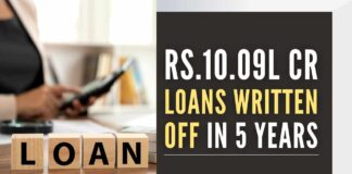 Presenting the figures of the last five years in Parliament, Sitharaman has told that the loans stuck in the banks for the last five years have been transferred to the write-off account as per the RBI guidelines