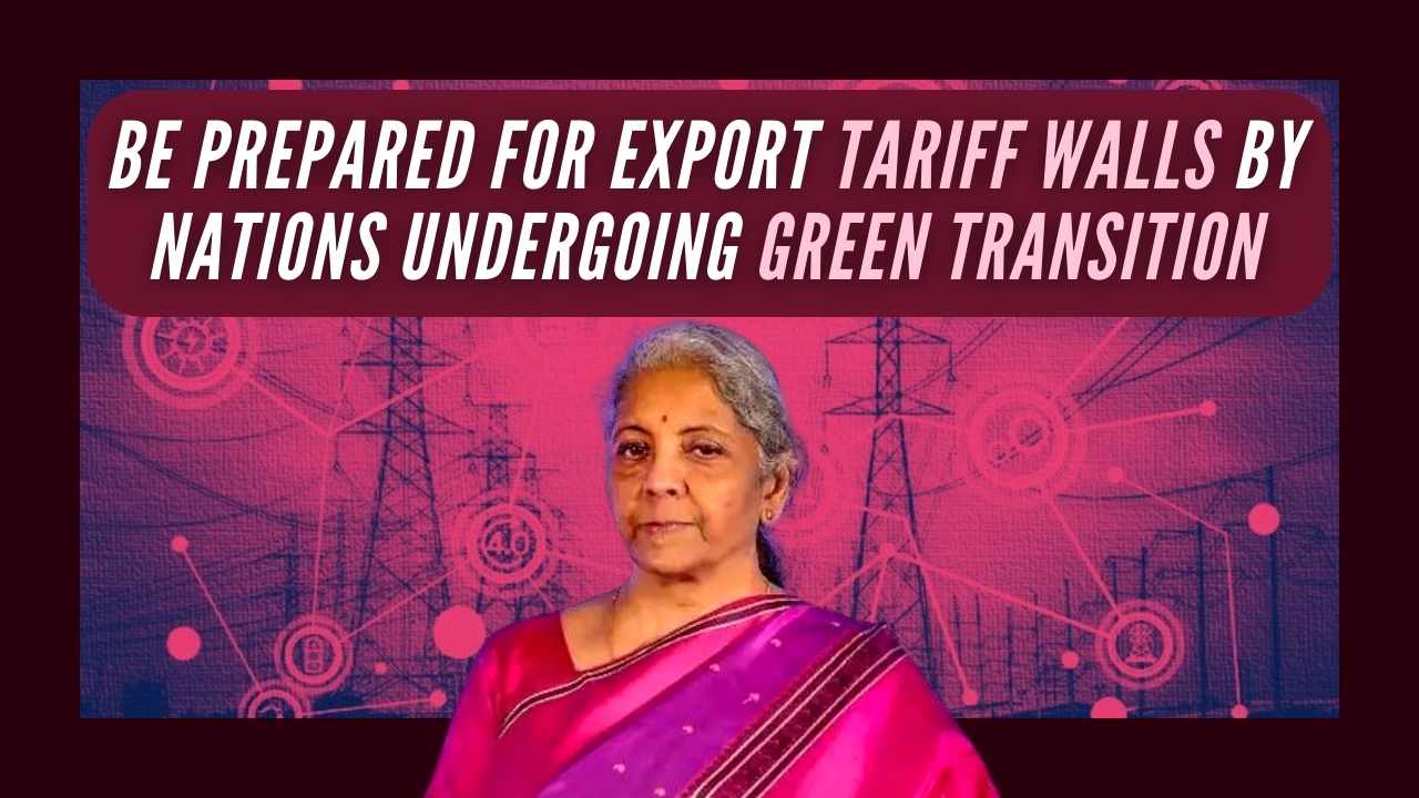 FM Asks Indian Industry to be Prepared Against "Tariff Walls"