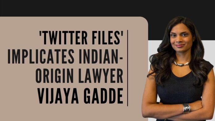 Vijaya Gadde was the key executive responsible for overseeing Twitter's trust and safety, legal and public policy functions