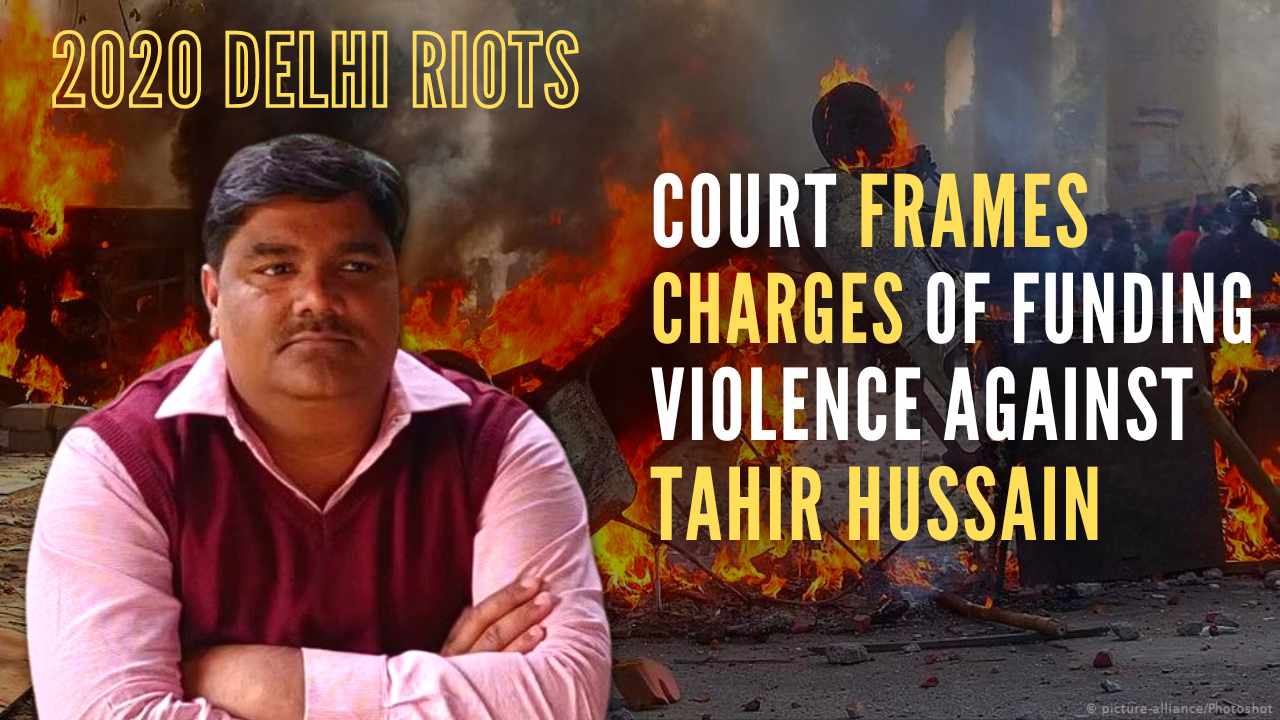 The Delhi Police had filed three FIRs against Hussain and others under various sections of the Indian Penal Code