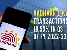 Aadhaar e-KYC service is increasingly playing an important role in banking and non-banking financial services by providing a transparent and improved customer experience