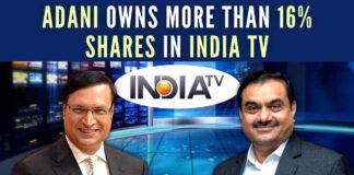 What was the need for Rajat Sharma to hide the Rs.150 cr investments he got each from Adani and Ambani?