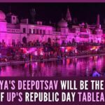 In the middle of the tableau, the city of Ayodhya is seen decked up to welcome Lord Ram on his arrival on the occasion of Deepotsav