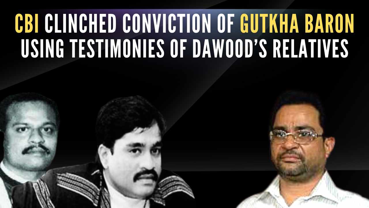 Special Judge B D Shelke in Mumbai convicted the owner of Goa Gutka, J M Joshi, and D-Company gang members Jamiruddin Gulam Rasul Ansari and Farukh Mansuri