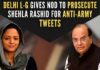 The Indian Army had made a statement that the allegations levelled by Shehla Rashid were baseless and rejected them