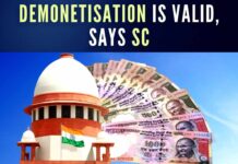 The Apex Court on its first working day of 2023 upheld the decision of the Central govt taken in 2016 to demonetise the currency notes of Rs.500 and Rs.1000 denominations