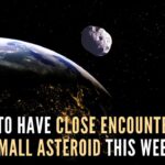 There is no risk of the asteroid impacting Earth, and even if it did, the small asteroid would disintegrate harmlessly in the atmosphere