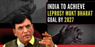 The prevalence rate of leprosy has come down from 0.69 per 10,000 population in 2014-15 to 0.45 in 2021-22