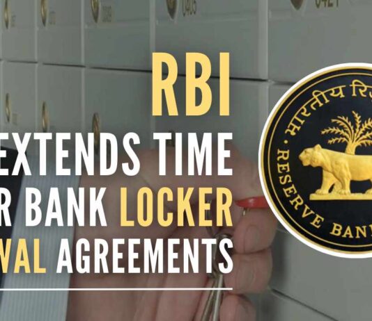 RBI extends bank locker agreement renewal deadline to Dec 2023, relieves customers from renewal stress