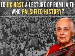 The brief description of Romila Thapar's talk itself is designed to stoke controversy