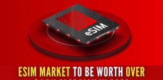 India and China will represent 25 percent of smartphones using eSIM connectivity by 2027, says the report