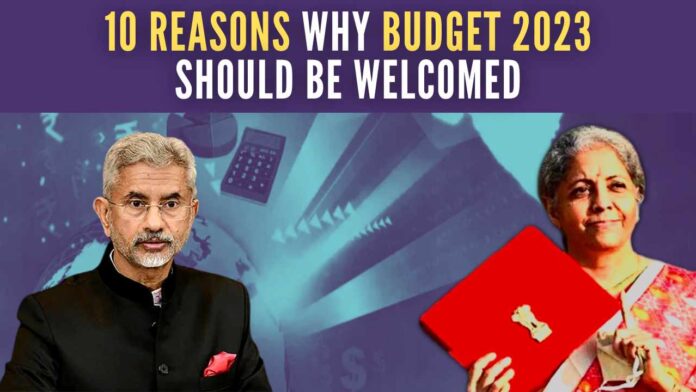 Budget 2023 will strengthen global food security by making India a Global Hub for Shree Anna (Millets), establishing massive decentralized storage capacity, and promoting the contribution of Co-operatives, says Jaishankar