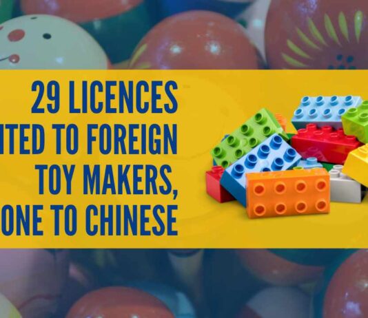 Toy manufacturing units, including foreign manufacturing units exporting toys to India are required to obtain BIS licence for safety of toys
