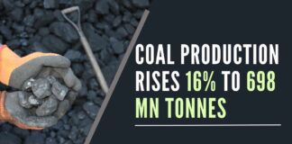 An increase in domestic coal production has helped the country curb imports to a large extent in the face of the sharp increase in coal demand