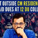 BJP MLAs protest outside CM residence over unpaid dues at 12 DU colleges