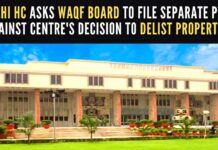 The Waqf Board filed an application challenging the Union Ministry of Housing and Urban Affairs' letter