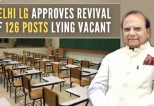 Lt. Governor approved 126 posts of principal/ deputy education officer that had lapsed due to the fact that they were lying vacant for more than two years