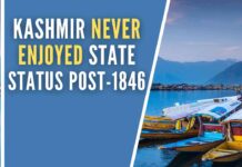 The State of J&K came into being only on March 16, 1846, under the Treaty of Amritsar, signed between the Dogra Raja, Gulab Singh, and the British Indian government