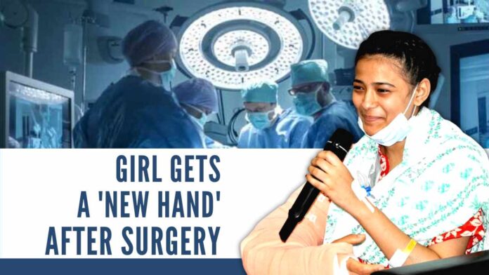 The girl, Samiya Mansuri hails from Bharuch in south Gujarat and was born with anomalies like hand and finger deformities