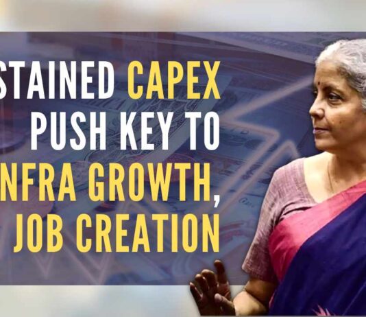 Explaining reason behind the rise in capex, Sitharaman said that the virtuous cycle of investment requires public investment to crowd-in private investment