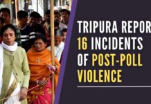 On the day of voting on February 16, only six incidents of violence were reported from different districts of the state