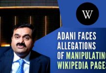 After the stock fraud row, Adani faces allegations of manipulating Wikipedia pages using a network of puppet accounts and paid editors