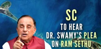 For reasons best known to itself, the Modi Govt. is refusing to declare Ram Setu as a National Monument - now a PIL has been filed by Subramanian Swamy
