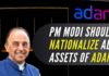 Swamy accused Adani Group of stock manipulations, wants it nationalized