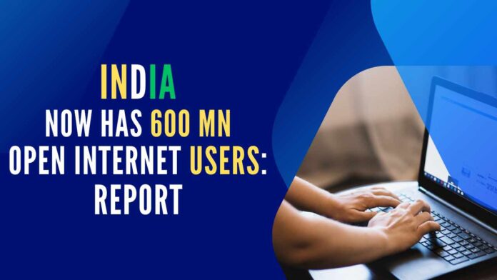 The open Internet has reached 600 million users in India, 62 million more than the closed ecosystems of the 