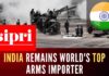 According to SIPRI, France has displaced the US as India’s second-largest arms supplier while half of China's arms exports went to Pakistan