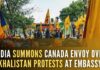 Khalistani protest outside Indian High Commission in Toronto has raised tension between India and Canada