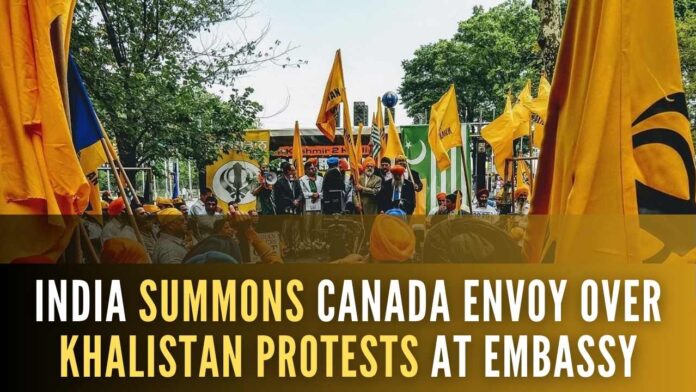Khalistani protest outside Indian High Commission in Toronto has raised tension between India and Canada