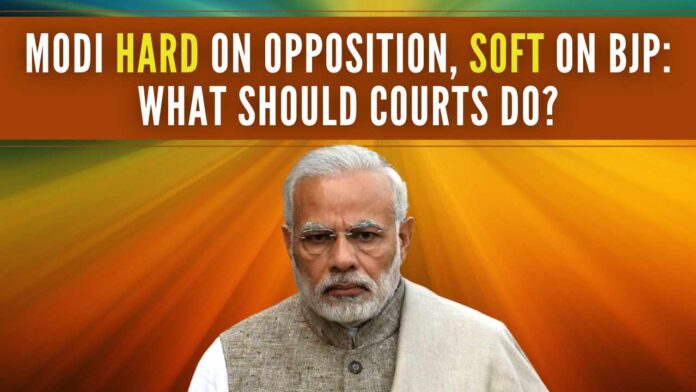 If the ruling party is corrupt and discriminatory, we should let the people judge the Modi govt in the next elections and punish it accordingly