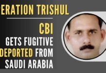 As of now, the CBI has brought as many as 33 fugitive criminals who had fled India under operation 'Trishul'