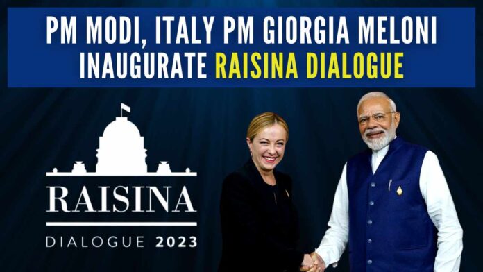 The Raisina Dialogue is hosted by the Observer Research Foundation and the Ministry of External Affairs, Government of India