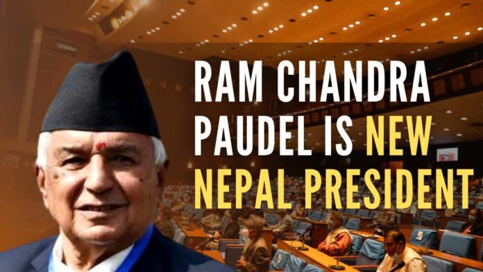 The Nepal Congress leader received the vote of 214 lawmakers of Parliament and 352 provincial Assembly members.