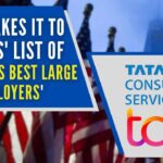 TCS is consistently recognised by the foremost authorities of corporate reputation in the US