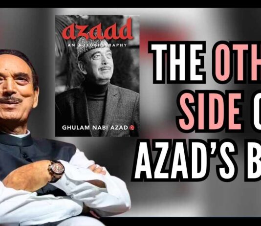An explanation of why Azad was close to Indira Gandhi, Sanjay Gandhi, and Rajiv Gandhi is presented in the book