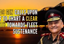 Addressing the IAF Commanders the CDS highlighted the need to chart a clear path towards fleet sustenance