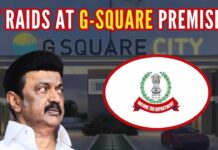 The Income Tax Department is conducting raids at multiple properties of real state company G Square in Tamil Nadu