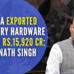 The government has set the target of manufacturing defence hardware worth Rs.1,75,000 crore and taking defence exports to Rs.35,000 crore by 2024-25