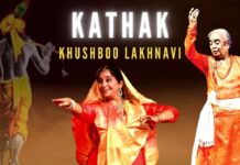 Kathak evolved during the ‘Bhakti Movement’, particularly by incorporating the childhood stories of the Hindu God Shri Krishna in the Mandirs dedicated to him in Vrindavan and Braj