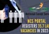 The reporting of vacancies on NCS in 2022-23 has shown an increase of 175 percent compared to 2021-22