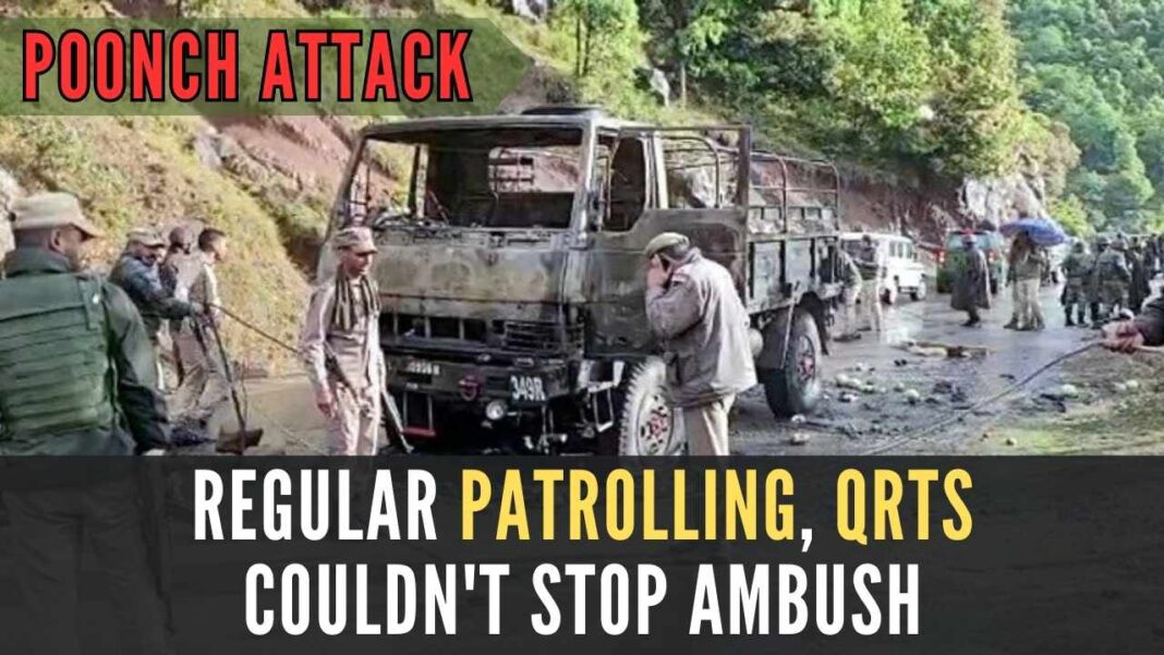 Poonch Attack Regular Patrolling, Presence of QRTs Could Not Prevent