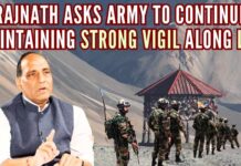 Defence Minister Rajnath Singh has alerted the Army amid the ongoing deadlock between China and Chinese activities along the LAC