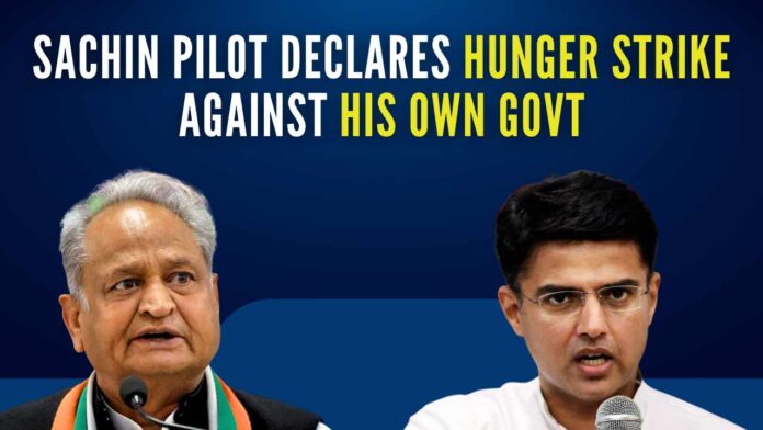 The rift between CM Gehlot and former Dy CM Sachin Pilot has once again come to the surface