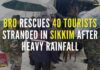 The weather conditions worsened in Sikkim due to unprecedented heavy rains, snow, and hail storms